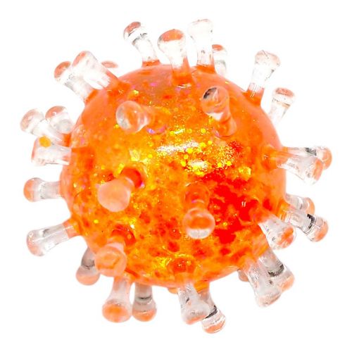 ІГРАШКА-АНТИСТРЕС ВІРУС  (ПОМАРАНЧЕВА)