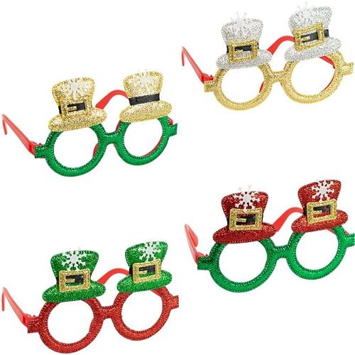 Окуляри новорічні "Капелюшки" мікс