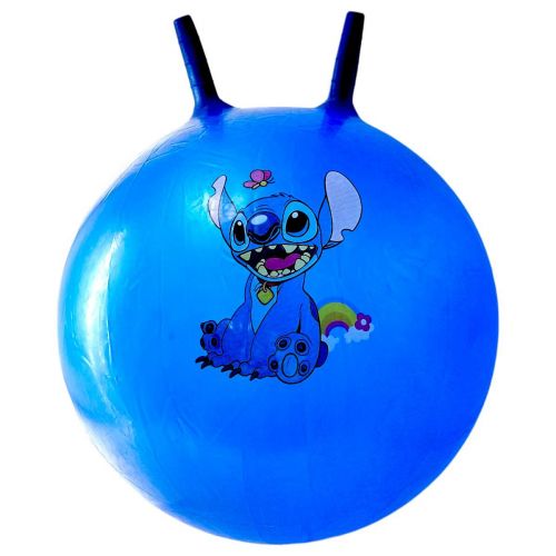 Мʼяч для фітнесу герой, діаметр 43 см (синій)