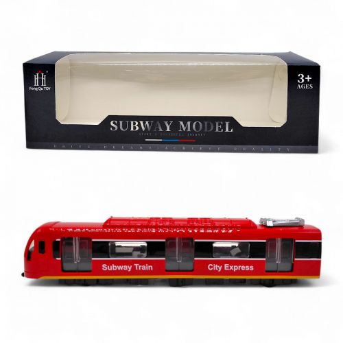 ПОТЯГ МЕТРО "SUBWAY MODEL" (ЧЕРВОНИЙ)
