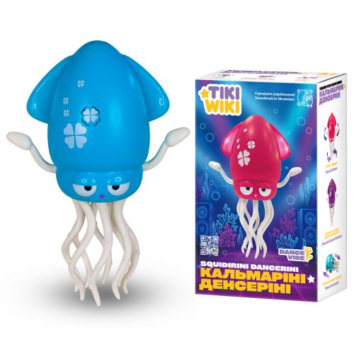Інтерактивна іграшка TIKI WIKI – КАЛЬМАРІНІ ДЕНСЕРІНІ (світло, українською, бірюзовий)