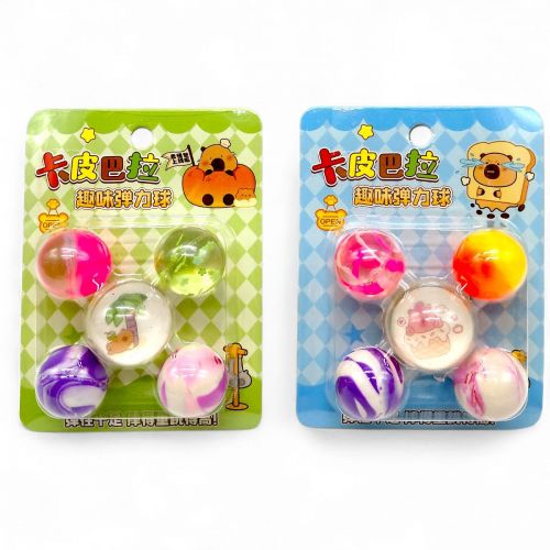 Мʼяч-стрибун 5штук на планшеті (мікс видів)