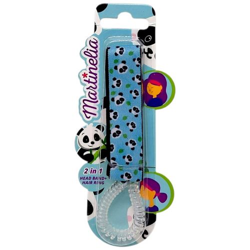 Обруч з резинкою для волосся (ПАНДА)