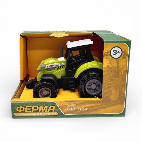 Трактор сільськогосподарський "Ферма" (світло,звук) 12,5*8*8,5см