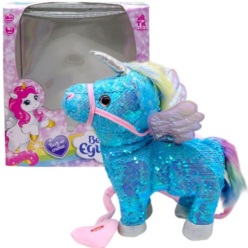Інтерактивна іграшка "Веселий Єдиноріг" (БЛАКИТНИЙ)