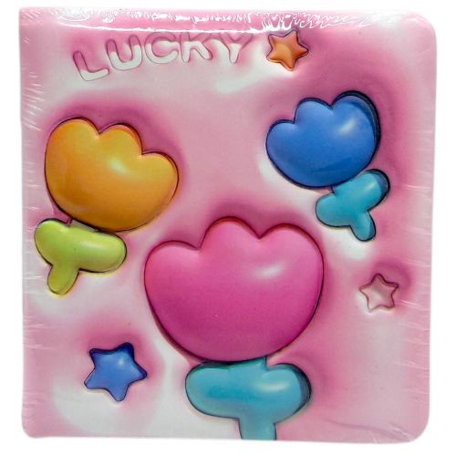 Блокнот 3D 10х9,5 см "Квіти" (РОЖЕВИЙ)