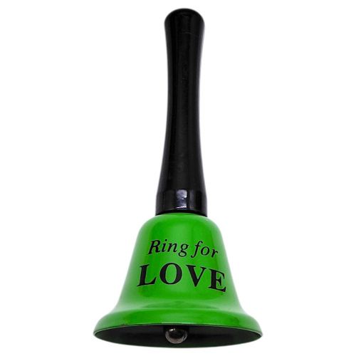 Дзвіночок довгий  "LOVE" 13 см (ЗЕЛЕНИЙ)