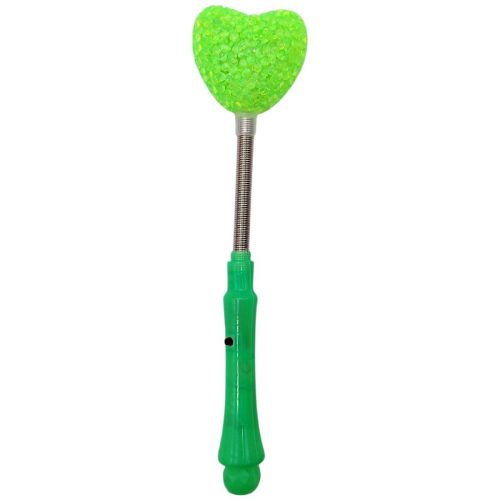 Паличка світяшка, святкова (мікс видів: сердечко, квітка, зірочка) ЗЕЛЕНА