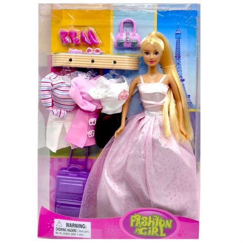 Лялька "Lucy" з аксесуарами, блідо-рожевий