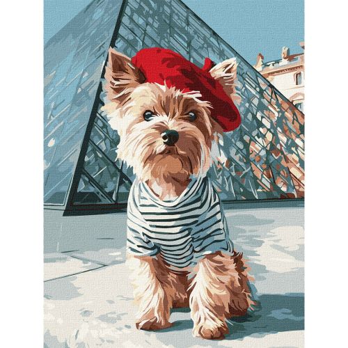 Картина по номерах "Французький настрій" 30х40 см