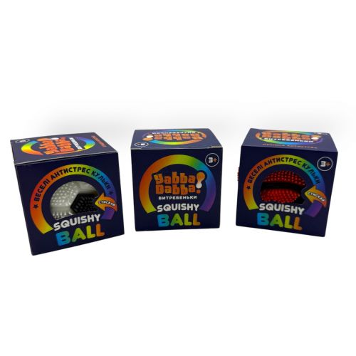 Антистрес YabbaDabba арт. YD2546 (288шт) наповнювач PVA 7см 3 мікс 12шт дисплей бокс 26х18х6 см