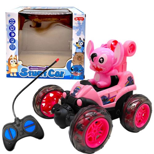 Машина р/к  STUNT CAR STITCH (РОЖЕВА)
