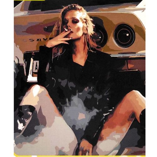 Картина по номерах "Платинова блондинка" 40*50 см