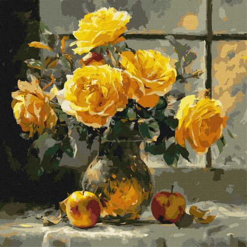 Картина по номерах "Пелюсткова ніжність" 40х40 см