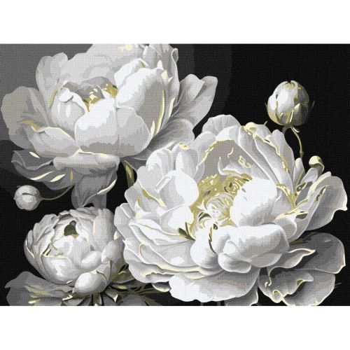 Картина по номерах з фарбами металік "Бездоганна краса" 30х40 см