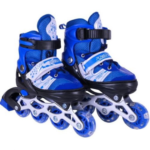 Роликові ковзани розмір M (34-37) колеса PVC (СИНІ)