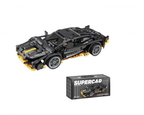 Конструктор "Суперкар" чорний (589 деталей)