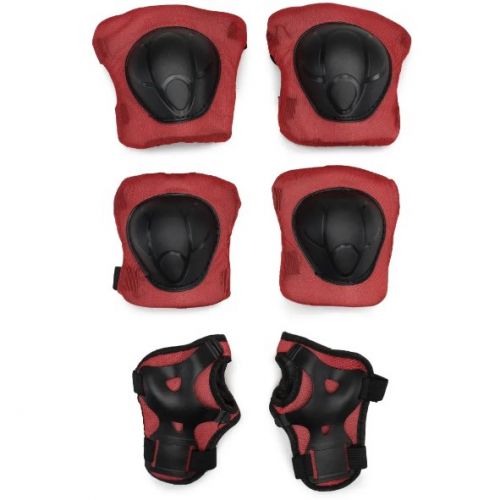 Набiр захисту наколінники, налокітники, в сітці (ЧЕРВОНИЙ)