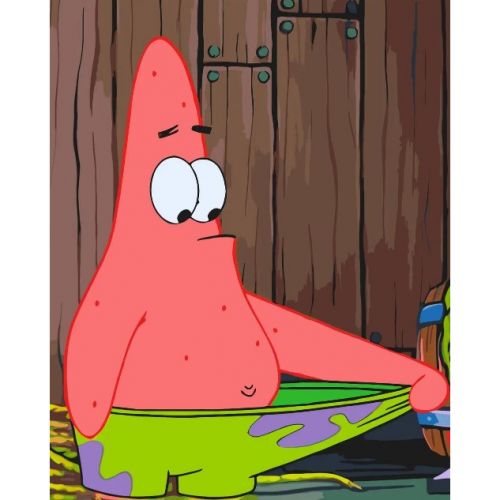 Картина за номерами "Патрік (спанчбоб)" 40*50 см