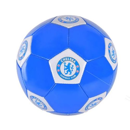 М'яч футбольний №5, 270 грам, PVC, СИНЬО-БІЛИЙ