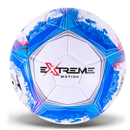 М'яч футбольний, №5, PVC 400 гр, БІЛО-БЛАКИТНИЙ