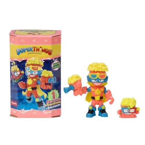 Ігровий набір "SUPERTHINGS серії Neon Power – КАЗУМ-КІД" (РОЖЕВИЙ)