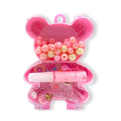 Набір для створення прикрас "Ведмедик" (РОЖЕВИЙ)