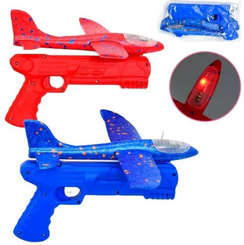 Пістолет із запускачем (літак, пістолет, пусковий механізм,  підсвічування літака) мікс
