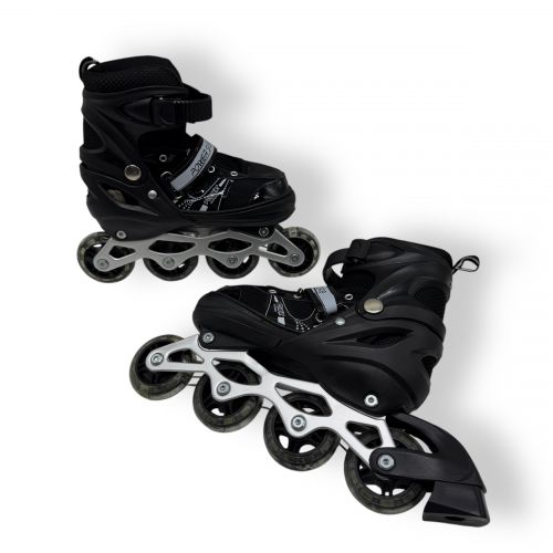 Ролики, колеса PVC розмір M (34-37) в сумці (ЧОРНІ)