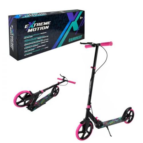 Самокат міський 2-х коліс.сталевий,колеса 200 мм (РОЖЕВИЙ)