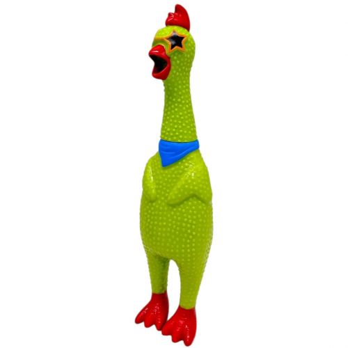 Антистресс "Курица крикун", кричит при нажатии (ЗЕЛЕНИЙ)