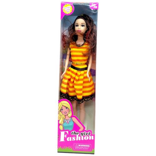 Лялька серії "Fashion Girl" (ЖОВТА СМУЖКА)