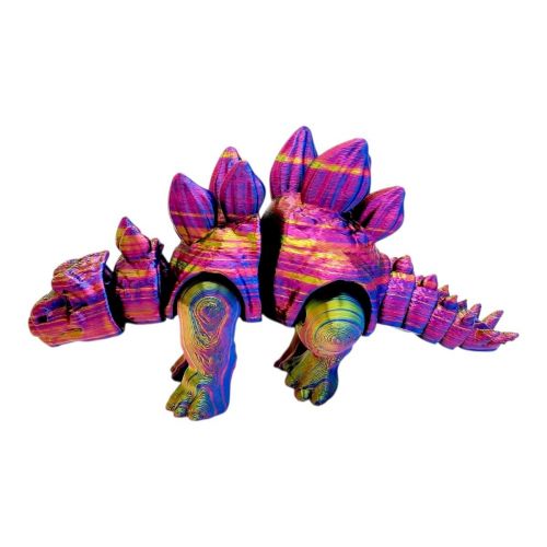 Іграшка рухлива 3D Динозавр 18 см, Стегозавр (БОЛОТНИЙ)