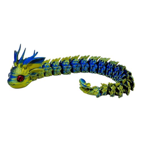 Іграшка рухлива 3D Королівський Дракон 32см (ЗЕЛЕНИЙ ГАРДІЄНТ)