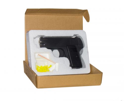 Пістолет металевий 14 см ZM03