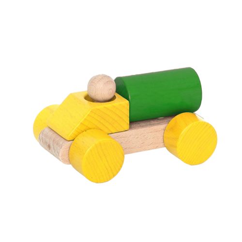 Каталка-конструктор "Водовоз" (зелено-жовтий)