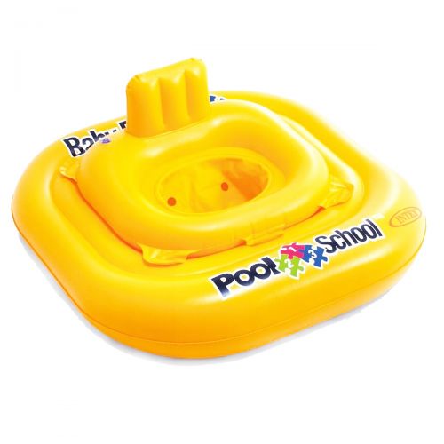 Надувний круг-плотик для плавання зі спинкою (79 х 79 см)