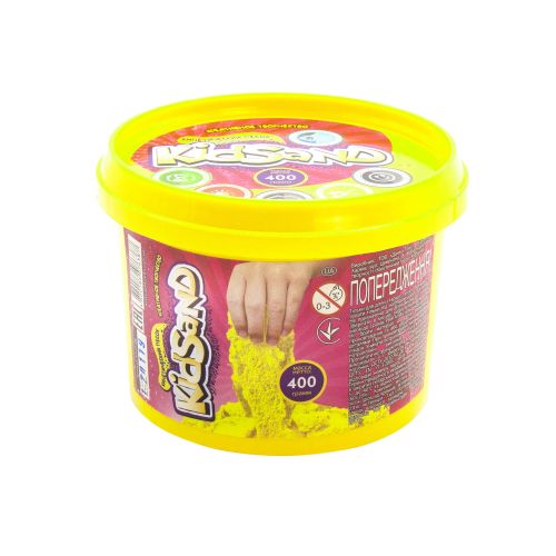 Кінетичний пісок "KidSand", жовтий, 400г