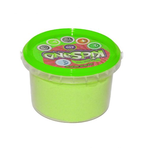 Кінетичний пісок "KidSand", салатовий, 600 г